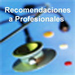 Recomendaciones a profesionales sanitarios